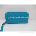 2015 hot sale new design high quality fancy zipper purse wallets clutch for women